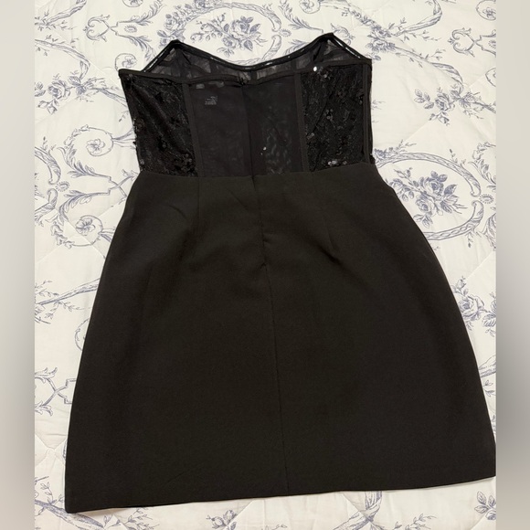 Forever 21 Black Strapless Corset Mini Dress - Picture 4 of 11